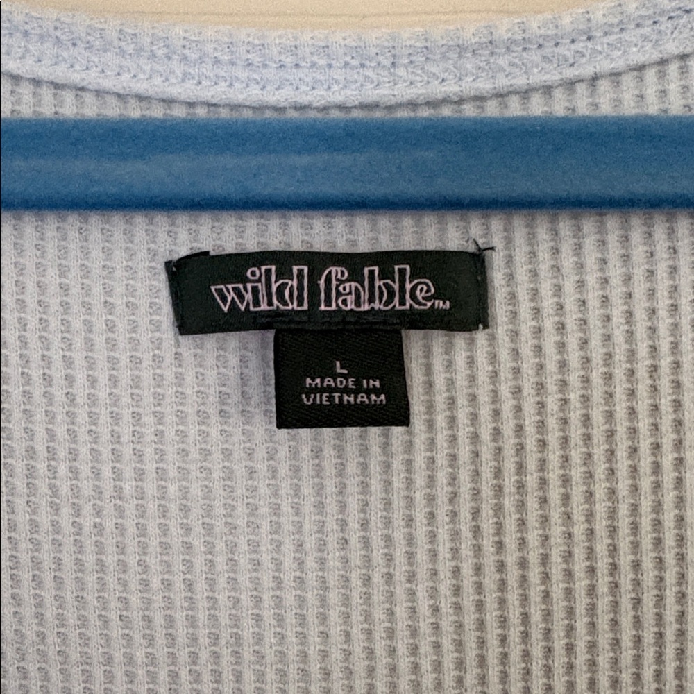 wild fable Light Blue Ribbed Dress - Picture 2 of 5